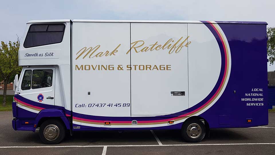 photo of Mark Ratcliffe sleeper moving van, Eastbourne