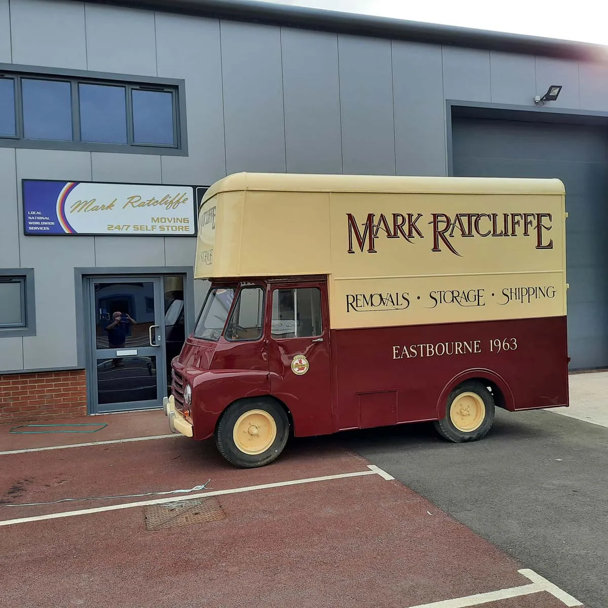 1963 vintage Bedford removal van from Mark Ratcliffe Moving