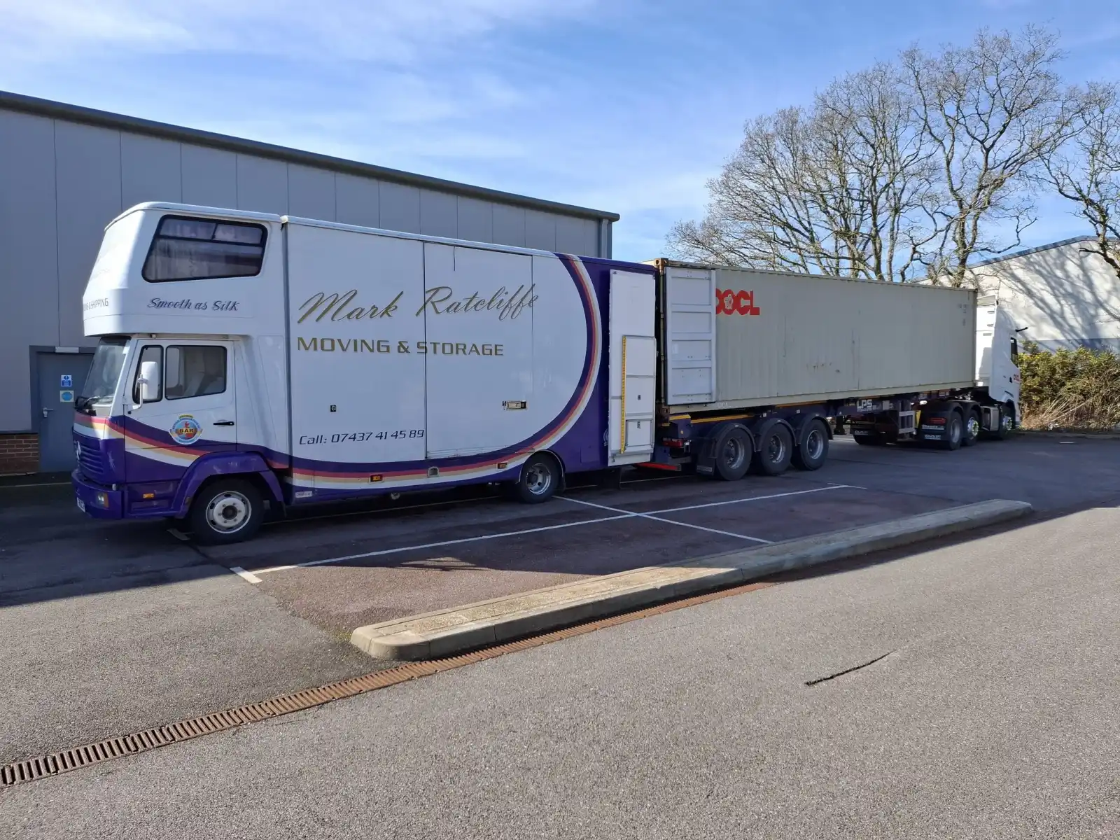 Mark Ratcliffe loading a Thailand-bound 20ft container at the depot