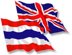 UK and Thailand flags